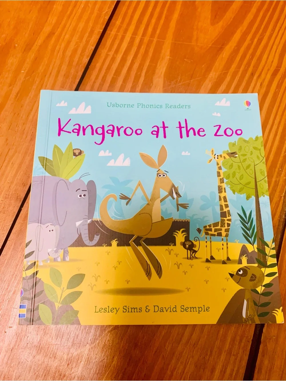 Usbourne Kangaroo at the Zoo rhyming paperback children’s book